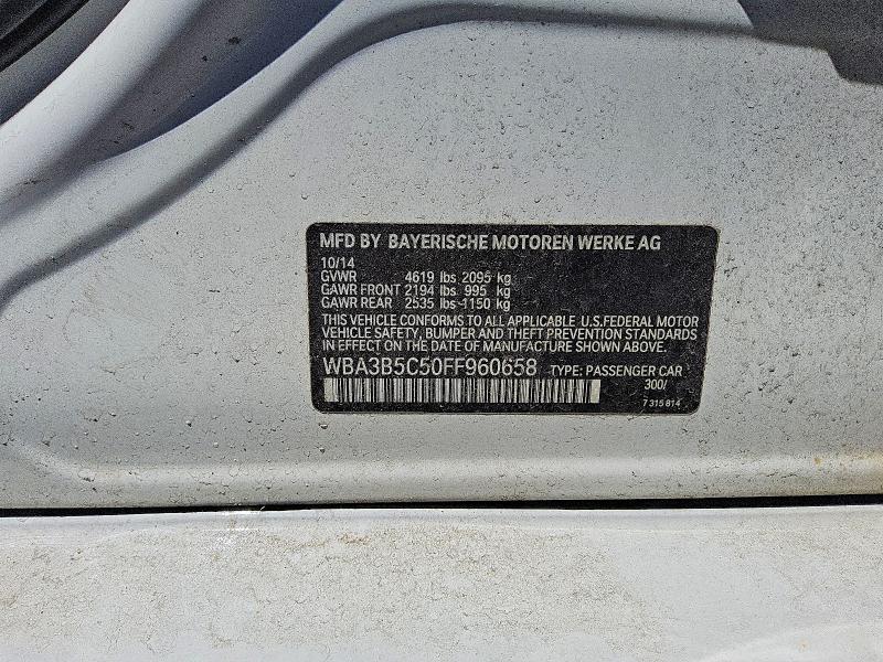 Aukcja sprzedaży 2015 Bmw 328, vin: WBA3B5C50FF960658, numer aukcji: 54016636
