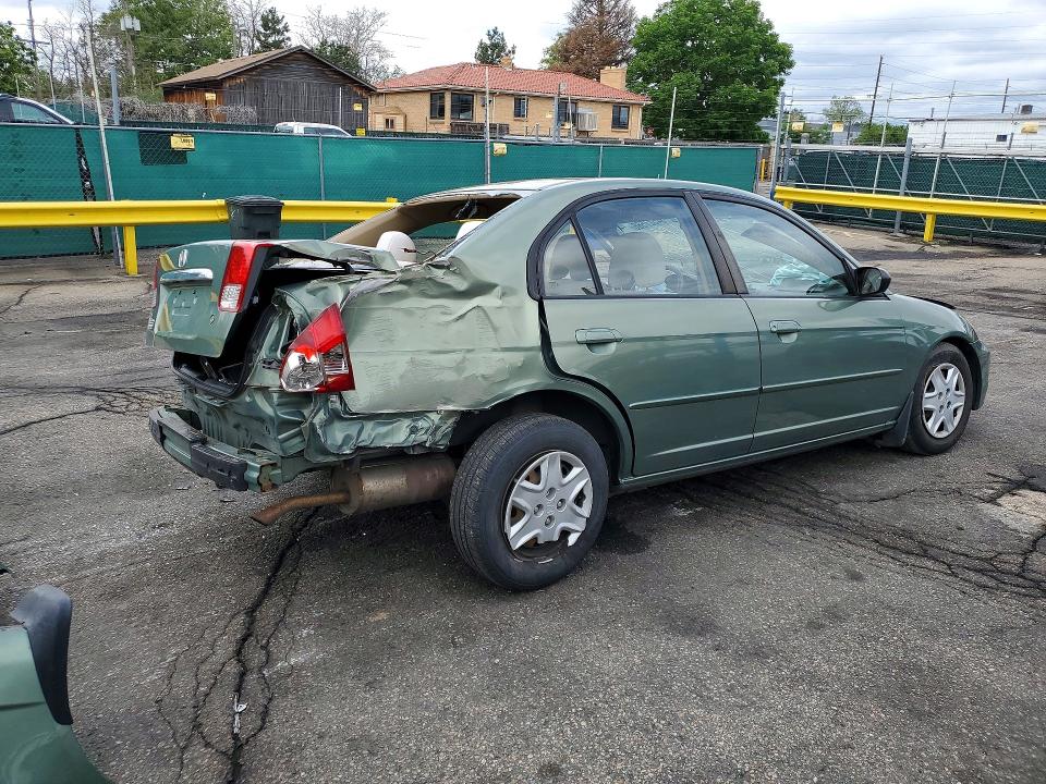 2003 Honda Civic მანქანა იყიდება აუქციონზე, vin: 2HGES16563H527714, აუქციონის ნომერი: 54527566