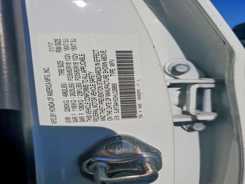 53059496 :رقم المزاد ، 5J8TB4H53HL028885 vin ، 2017 Acura Rdx مزاد بيع