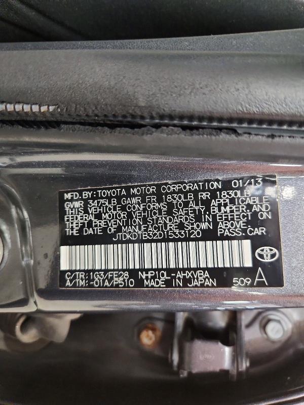 Продаж на аукціоні авто 2013 Toyota Prius C, vin: JTDKDTB32D1533120, номер лоту: 52085456