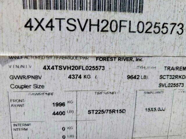 Продажа на аукционе авто 2015 Foresriver Surveryor, vin: 4X4TSVH20FL025573, номер лота: 54152806