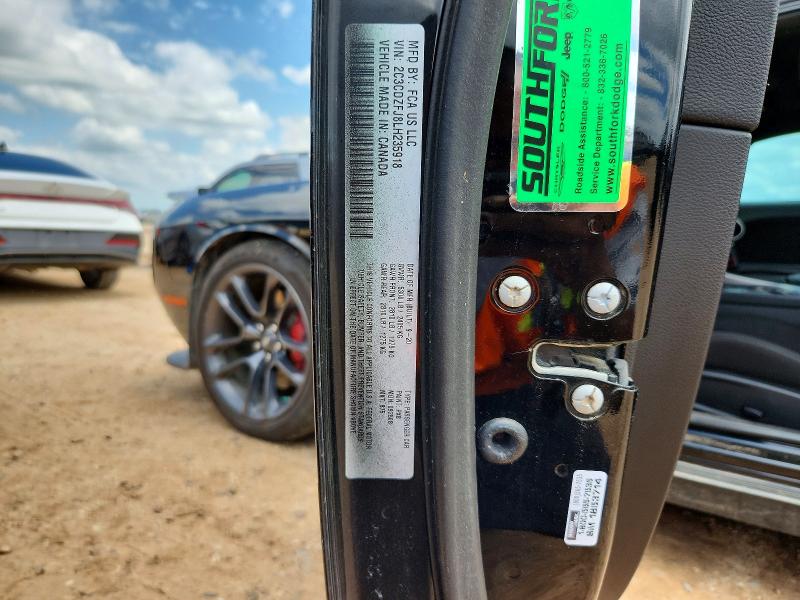 54353866 :رقم المزاد ، 2C3CDZFJ8LH235918 vin ، 2020 Dodge Challenger مزاد بيع