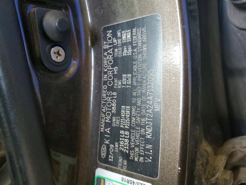 Aukcja sprzedaży 2010 Kia Soul, vin: KNDJT2A24A7132095, numer aukcji: 52956856
