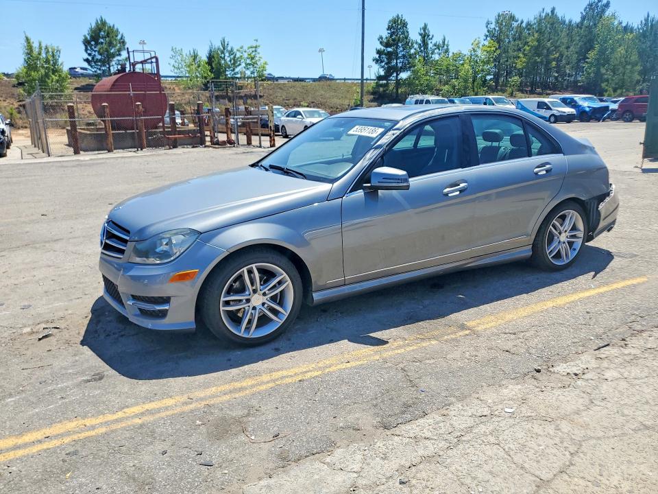53951186 :رقم المزاد ، WDDGF4HB0ER306036 vin ، 2014 Mercedes-benz C مزاد بيع