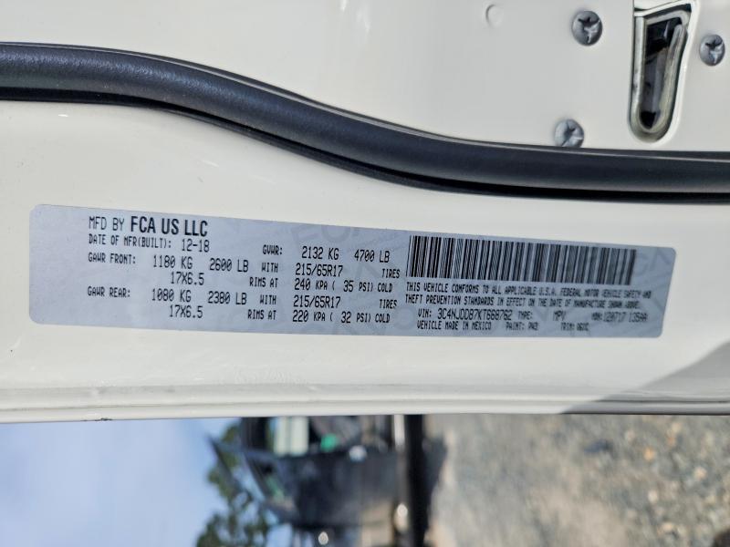 Продаж на аукціоні авто 2019 Jeep Compass, vin: 3C4NJDDB7KT668762, номер лоту: 52679646