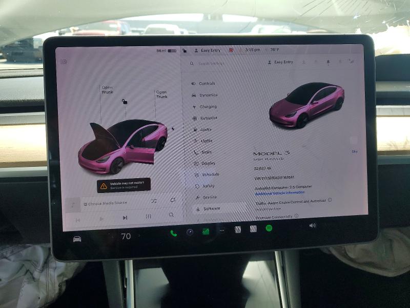 54847456 :رقم المزاد ، 5YJ3E1EA3JF161841 vin ، 2018 Tesla Model 3 مزاد بيع
