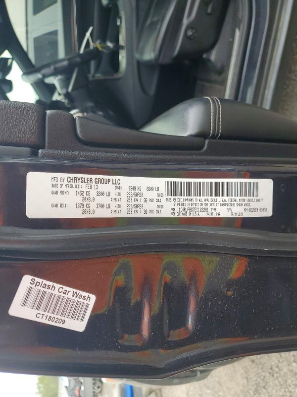 Продажа на аукционе авто 2014 Jeep Grand Cherokee, vin: 1C4RJFBG7EC122281, номер лота: 52158306