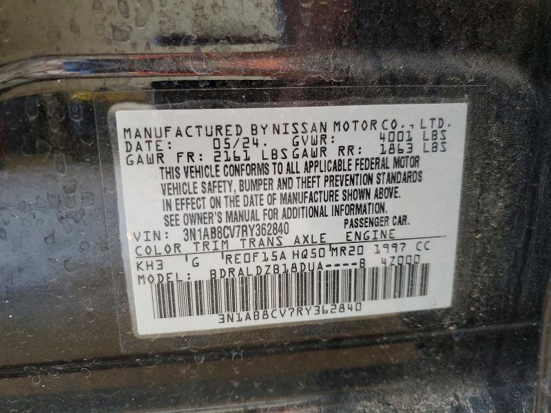 Продажа на аукционе авто 2024 Nissan Sentra, vin: 3N1AB8CV7RY362840, номер лота: 53218856