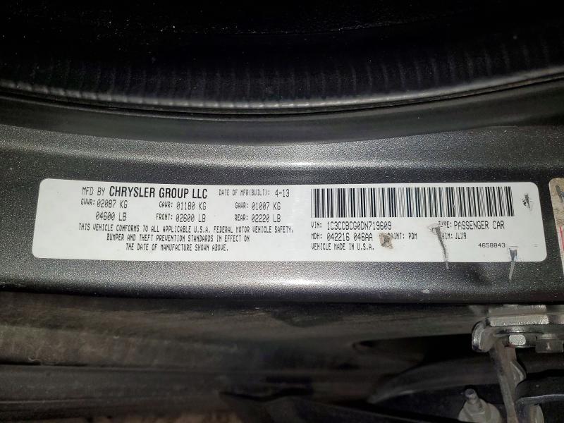 Aukcja sprzedaży 2013 Chrysler 200, vin: 1C3CCBCG0DN719609, numer aukcji: 53021696