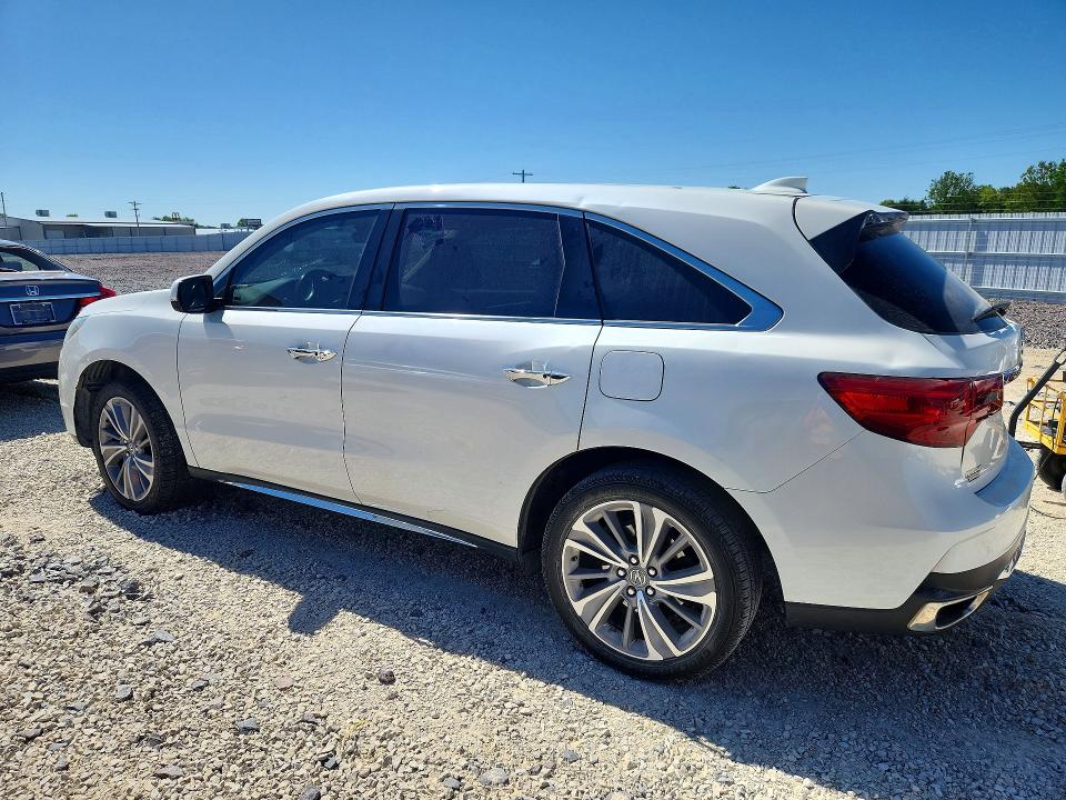 52082186 :رقم المزاد ، 5FRYD3H51HB014204 vin ، 2017 Acura Mdx مزاد بيع