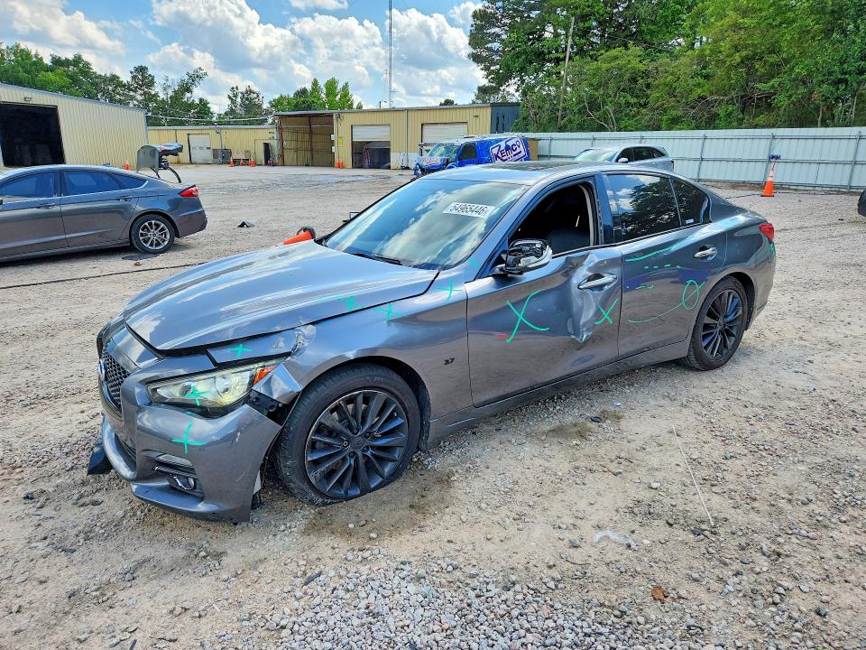 54965446 :رقم المزاد ، JN1BV7ARXFM410549 vin ، 2015 Infiniti Q50 مزاد بيع