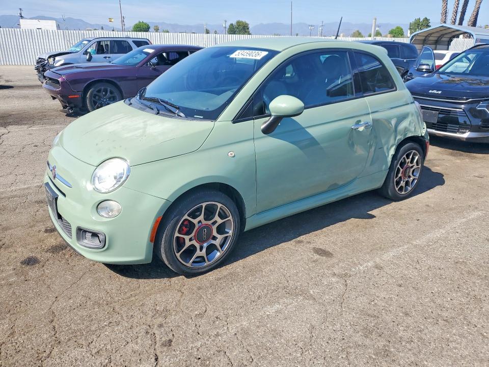 Auction sale of the 2015 Fiat 500, vin: 3C3CFFBR1FT636808, lot number: 53459036