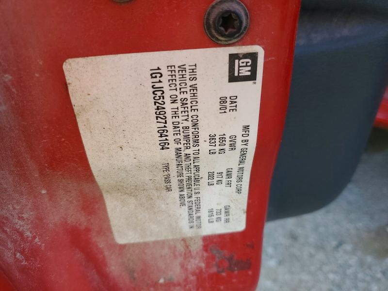 Продаж на аукціоні авто 2002 Chevrolet Cavalier, vin: 1G1JC524927164164, номер лоту: 51791316