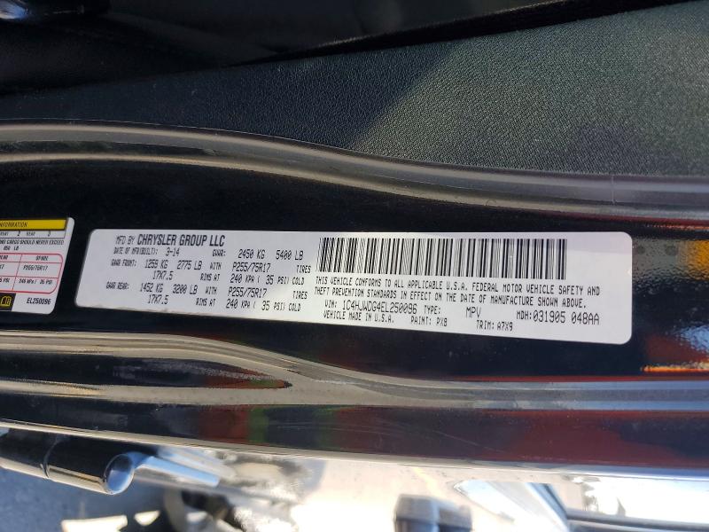Продаж на аукціоні авто 2014 Jeep Wrangler Unlimited, vin: 1C4HJWDG4EL250096, номер лоту: 53835816