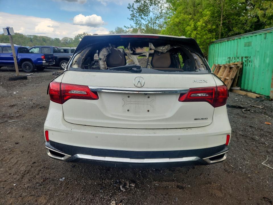 53064476 :رقم المزاد ، 5FRYD4H8XHB007414 vin ، 2017 Acura Mdx مزاد بيع
