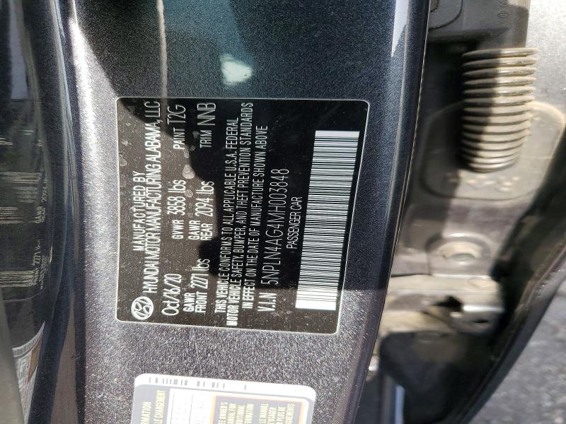 Продажа на аукционе авто 2021 Hyundai Elantra, vin: 5NPLN4AG4MH003848, номер лота: 55220916
