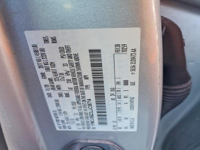 Aukcja sprzedaży 2020 Ford Escape, vin: 1FMCU0BZ3LUC58714, numer aukcji: 51482016