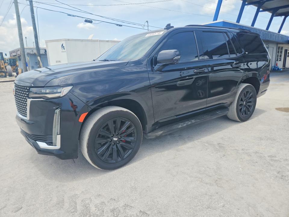 53353716 :رقم المزاد ، 1GYS3AKL3MR232360 vin ، 2021 Cadillac Escalade مزاد بيع