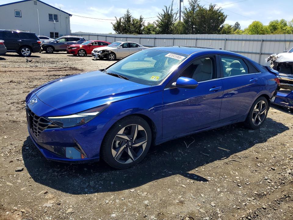 Продажа на аукционе авто 2021 Hyundai Elantra, vin: 5NPLP4AG6MH008611, номер лота: 52045966