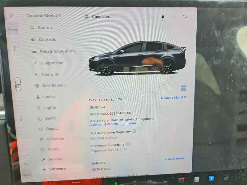 Продаж на аукціоні авто 2025 Tesla Model X, vin: 7SAXCDE52SF468756, номер лоту: 53839146