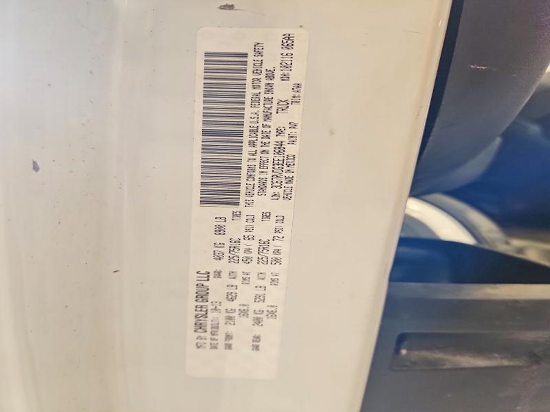 54633646 :رقم المزاد ، 3C6TRVDG3EE106844 vin ، 2014 Ram Promaster 2500 مزاد بيع