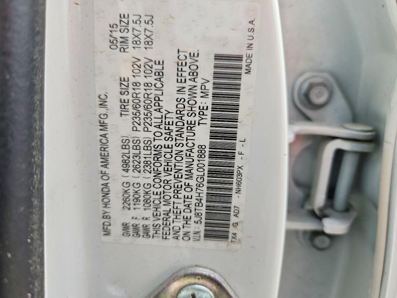Aukcja sprzedaży 2016 Acura Rdx, vin: 5J8TB4H76GL001888, numer aukcji: 55428686