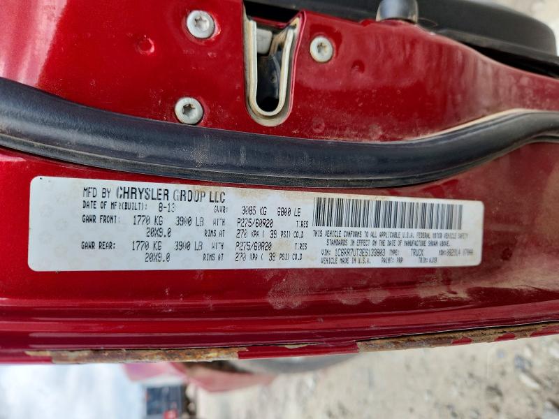Продажа на аукционе авто 2014 Ram 1500, vin: 1C6RR7UT3ES133803, номер лота: 52315556