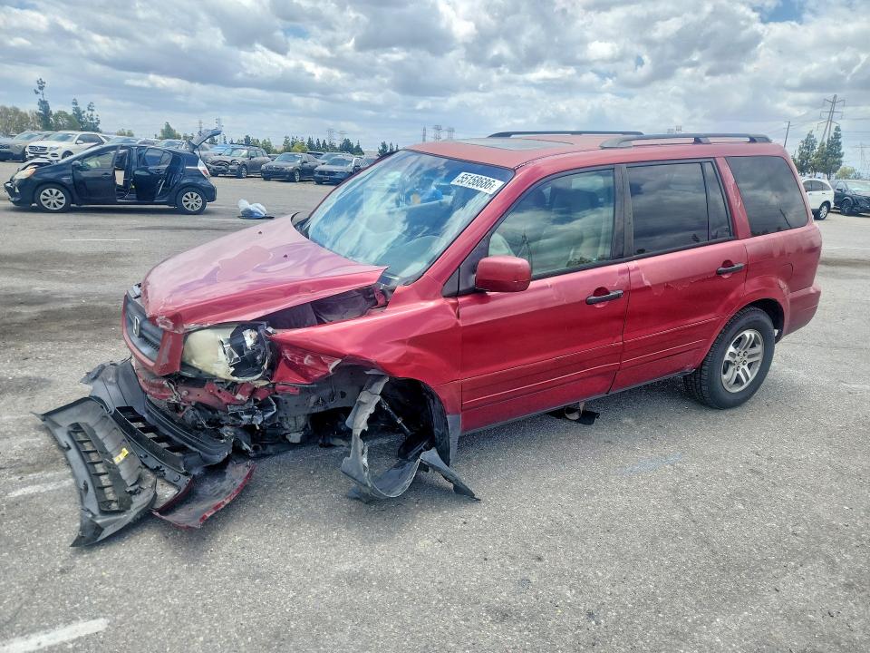 Продажа на аукционе авто 2005 Honda Pilot, vin: 2HKYF18795H569903, номер лота: 55158686