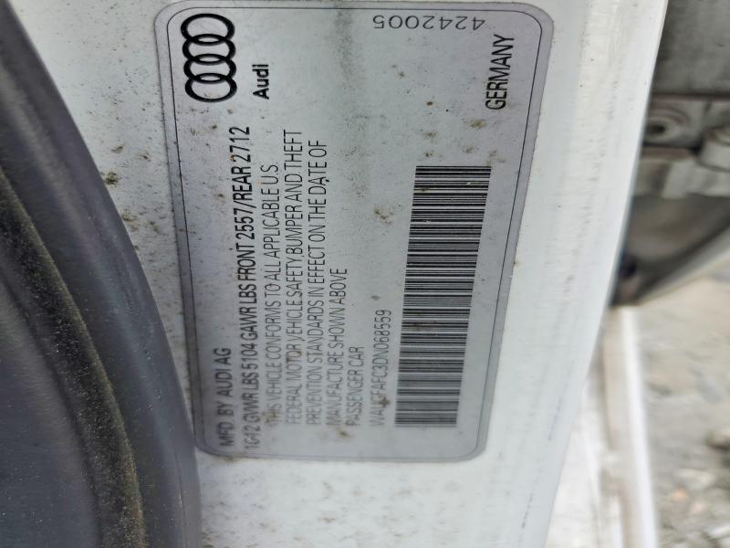 Aukcja sprzedaży 2013 Audi A6, vin: WAUGFAFC3DN068559, numer aukcji: 55563196