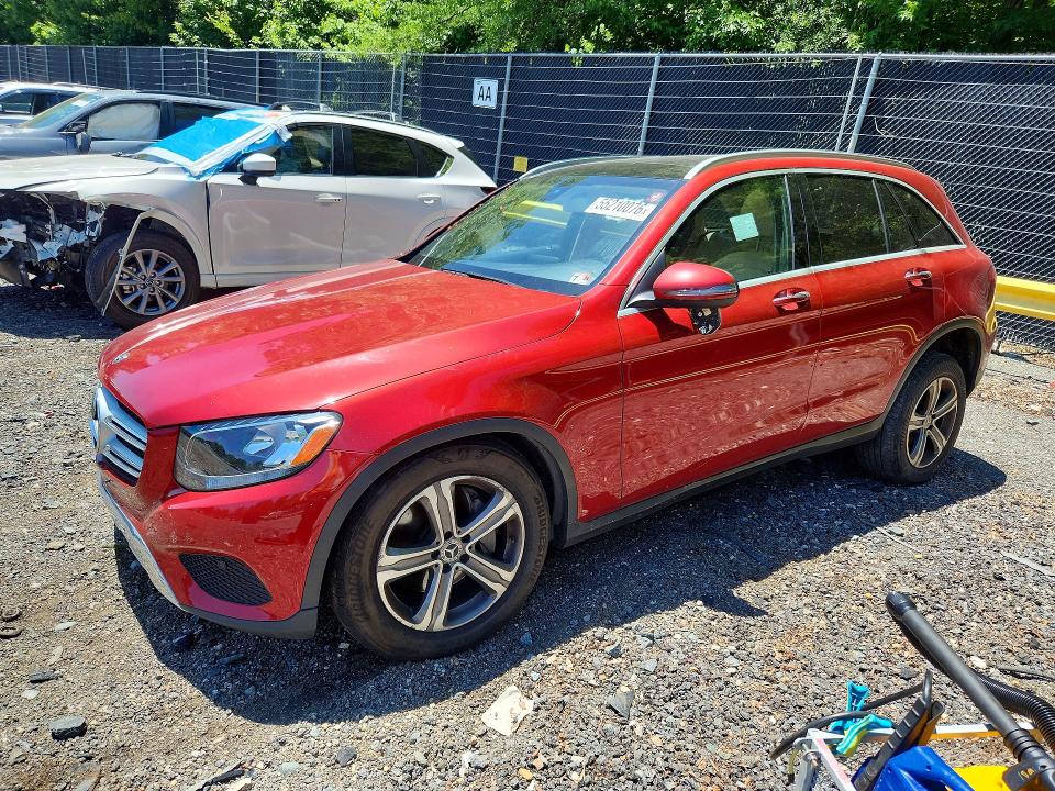 2019 Mercedes-benz Glc მანქანა იყიდება აუქციონზე, vin: WDC0G4KB3KF615363, აუქციონის ნომერი: 55210076