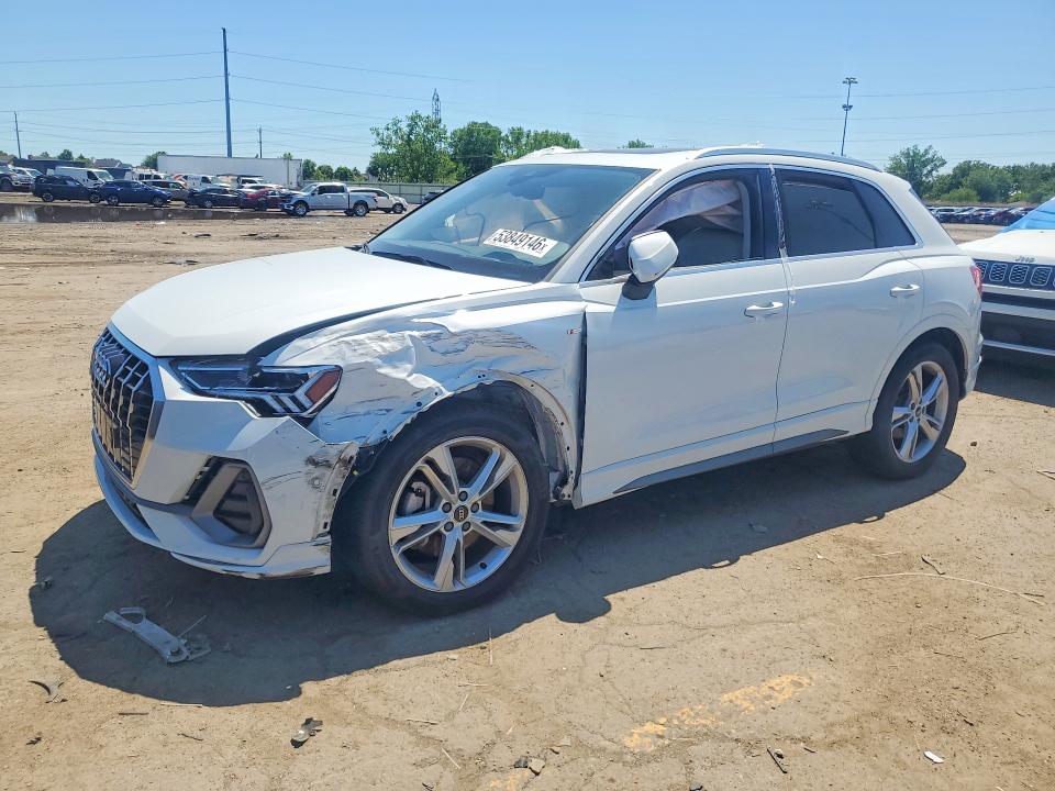2021 Audi Q3 მანქანა იყიდება აუქციონზე, vin: WA1EECF39M1148555, აუქციონის ნომერი: 53849146