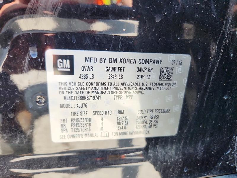 Aukcja sprzedaży 2019 Buick Encore, vin: KL4CJ1SB8KB719741, numer aukcji: 55546476