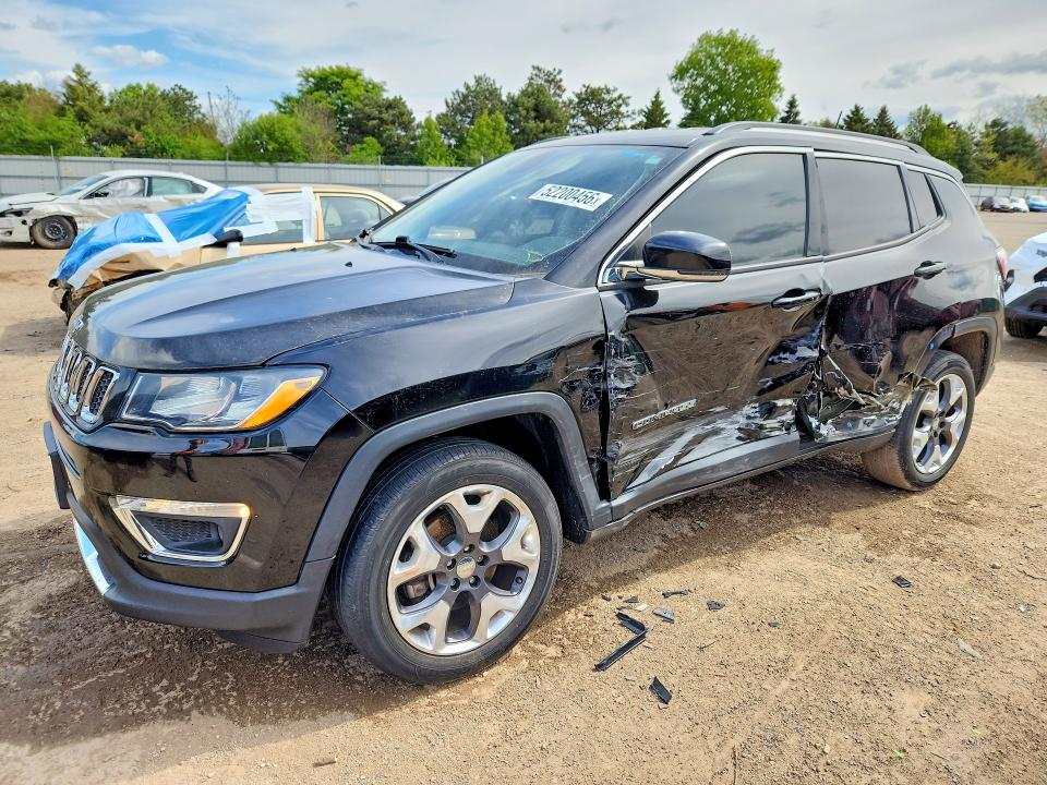 2020 Jeep Compass მანქანა იყიდება აუქციონზე, vin: 3C4NJDCB4LT208557, აუქციონის ნომერი: 52200456