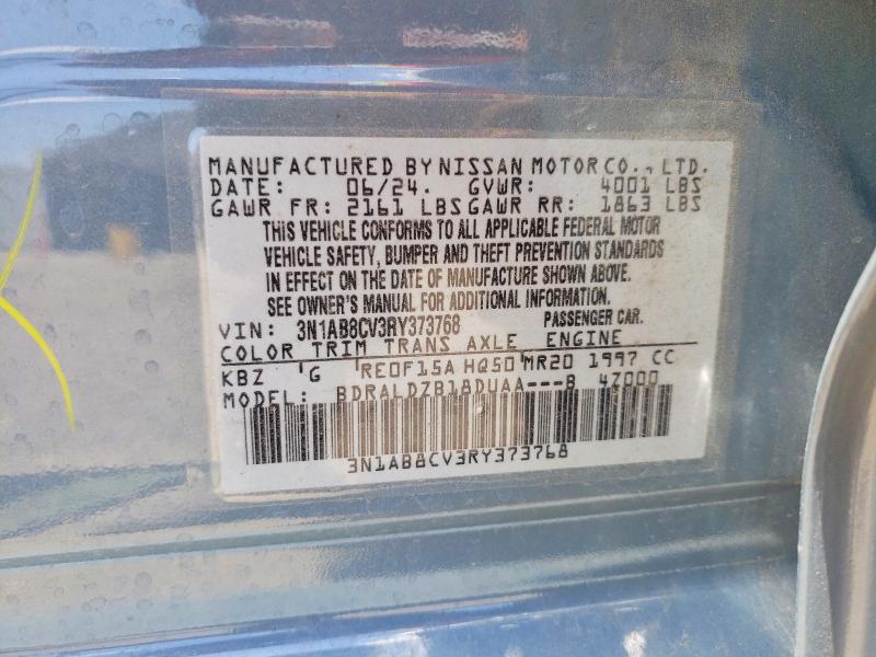 Продаж на аукціоні авто 2024 Nissan Sentra, vin: 3N1AB8CV3RY373768, номер лоту: 53139826