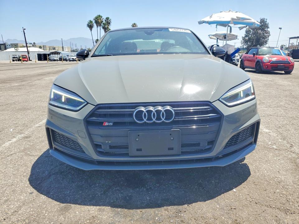 2019 Audi S5 მანქანა იყიდება აუქციონზე, vin: WAUP4AF55KA057297, აუქციონის ნომერი: 54007476