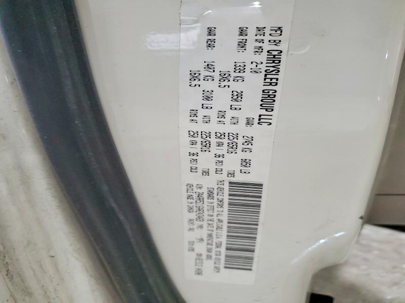 52154396 :رقم المزاد ، 2A4RR5D16AR243469 vin ، 2010 Chrysler Town & Country مزاد بيع