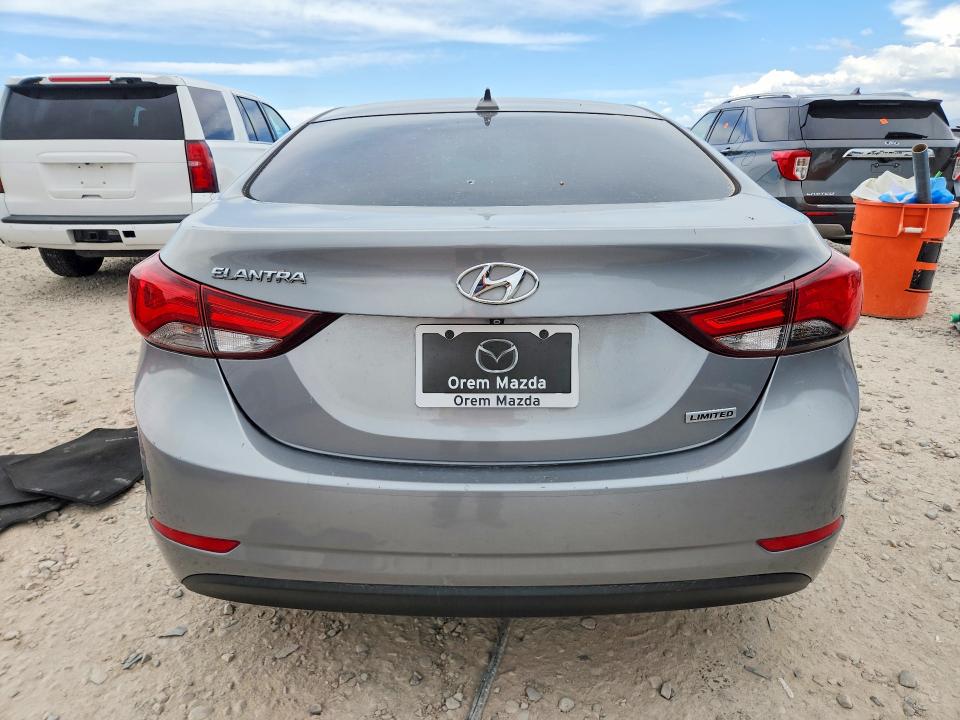 51788966 :رقم المزاد ، KMHDH4AEXFU384166 vin ، 2015 Hyundai Elantra مزاد بيع
