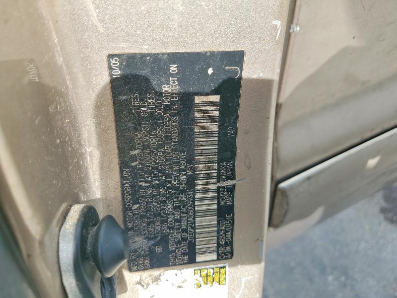 55459656 :رقم المزاد ، JTEGP21A060099341 vin ، 2006 Toyota Highlander مزاد بيع