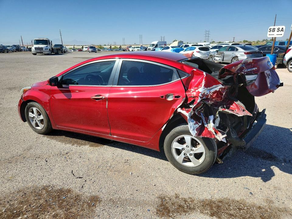 53086216 :رقم المزاد ، 5NPDH4AE3EH481609 vin ، 2014 Hyundai Elantra مزاد بيع