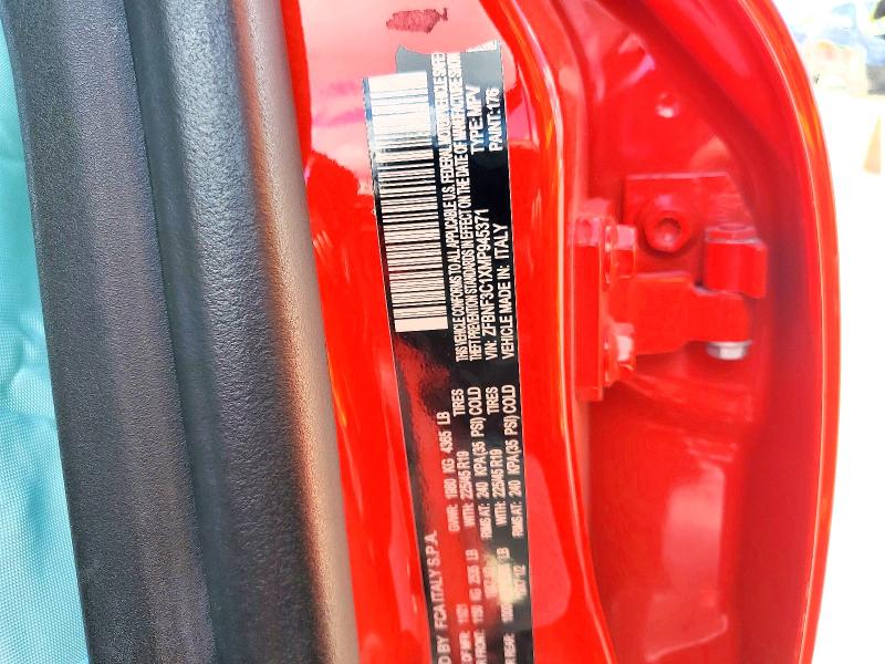 Aukcja sprzedaży 2021 Fiat 500x, vin: ZFBNF3C1XMP945371, numer aukcji: 53783686