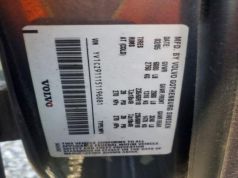 Продажа на аукционе авто 2005 Volvo Xc90, vin: YV1CZ911151196881, номер лота: 52287336