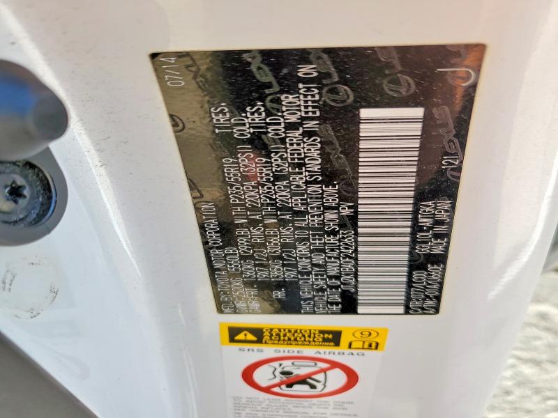 Aukcja sprzedaży 2015 Lexus Rx, vin: JTJZK1BA0F2422633, numer aukcji: 53992796