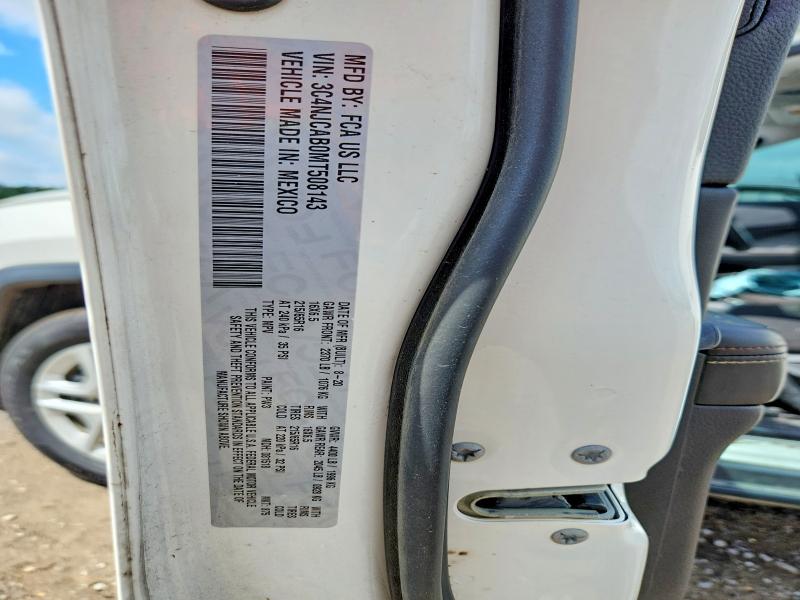 2021 Jeep Compass მანქანა იყიდება აუქციონზე, vin: 3C4NJCAB0MT508143, აუქციონის ნომერი: 54480396