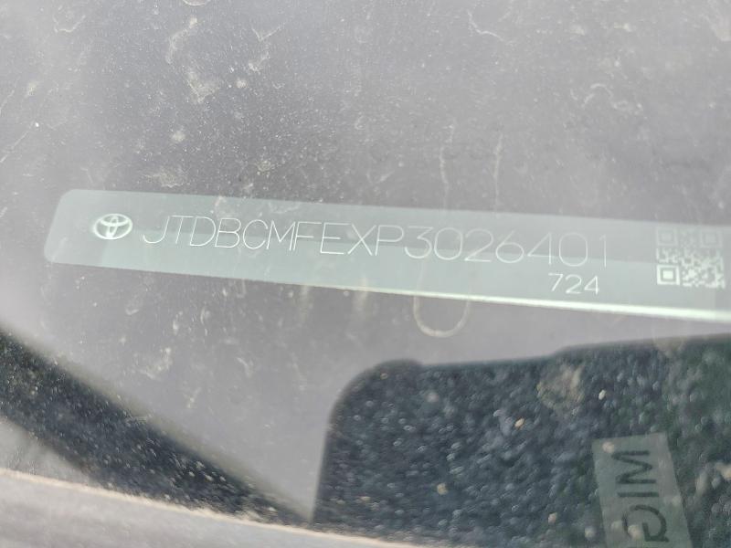 54606016 :رقم المزاد ، JTDBCMFEXP3026401 vin ، 2023 Toyota Corolla Hybrid مزاد بيع