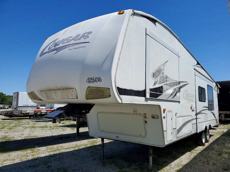 2007 Keystone Rv Cougar Fif მანქანა იყიდება აუქციონზე, vin: 4YDF2922772507643, აუქციონის ნომერი: 52554246