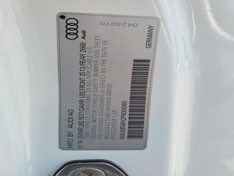 Aukcja sprzedaży 2015 Audi A5, vin: WAUMFAFH2FN006989, numer aukcji: 51882546