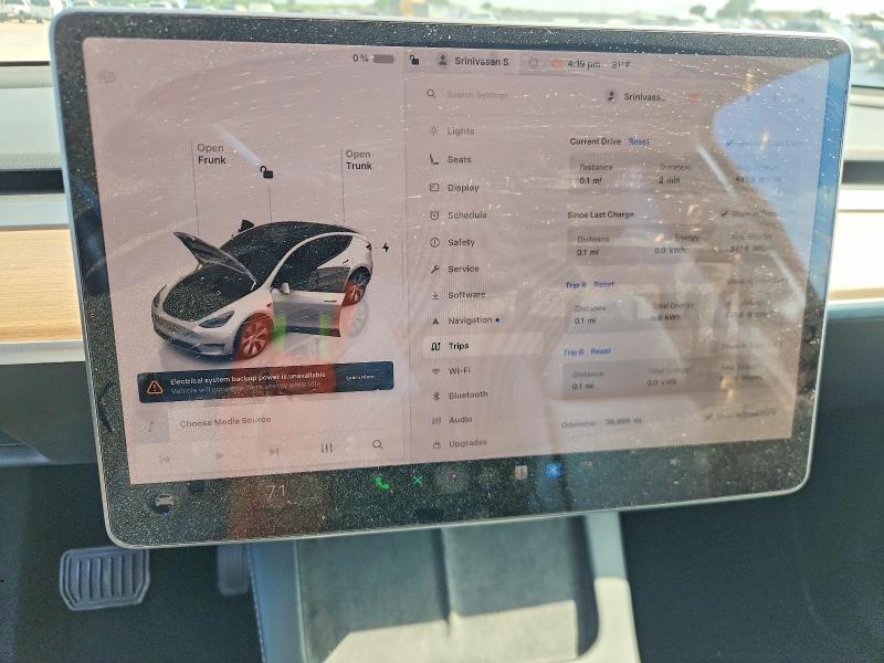 54055886 :رقم المزاد ، 7SAYGDEE7NF420344 vin ، 2022 Tesla Model Y مزاد بيع