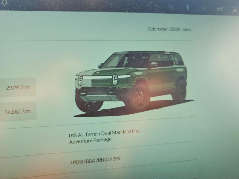 Aukcja sprzedaży 2024 Rivian R1s, vin: 7PDSGBBA2RN044399, numer aukcji: 54449436