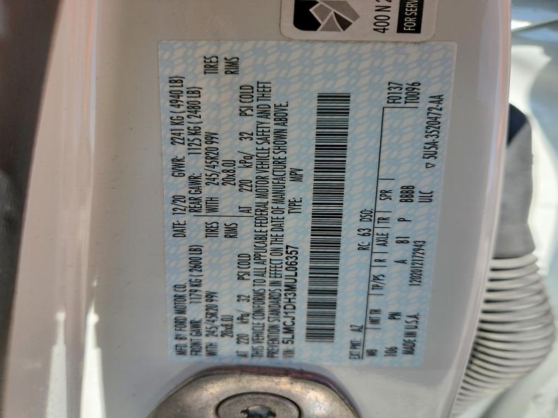 Aukcja sprzedaży 2021 Lincoln Townhouse Corsair, vin: 5LMCJ1DH3MUL06357, numer aukcji: 52003936