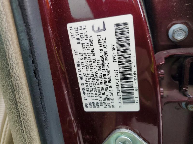 Продажа на аукционе авто 2015 Acura Rdx, vin: 5J8TB3H58FL013905, номер лота: 52757666